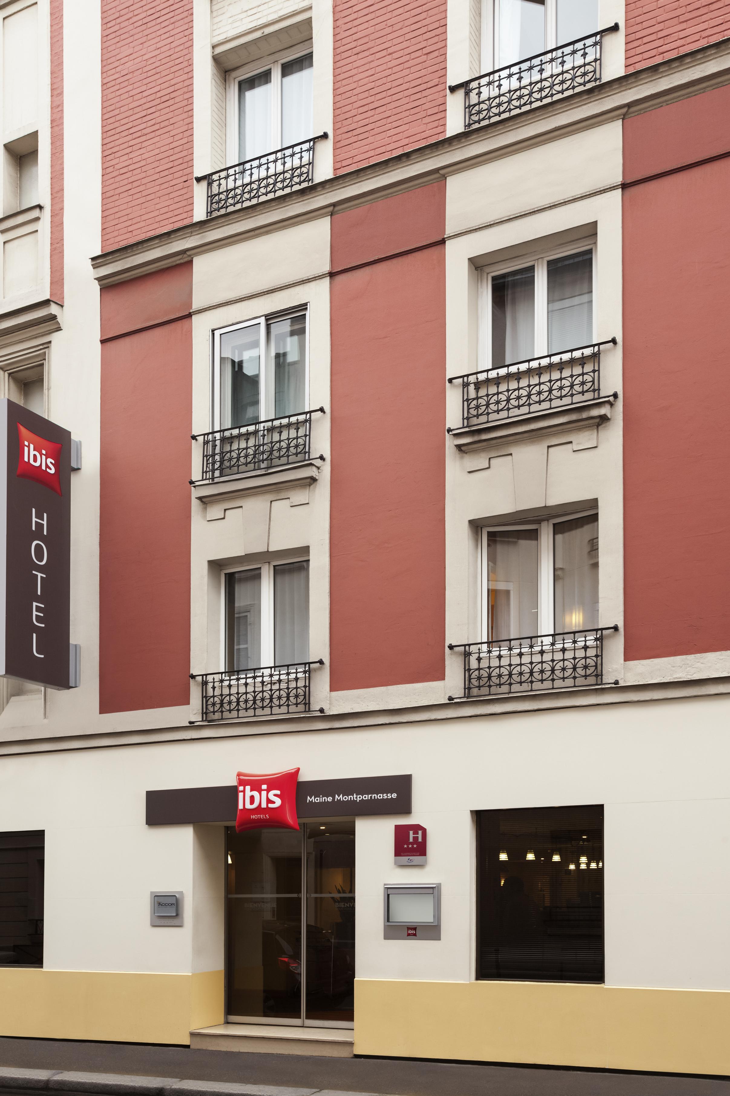 Ibis Maine Montparnasse Hotel Paris Exterior foto